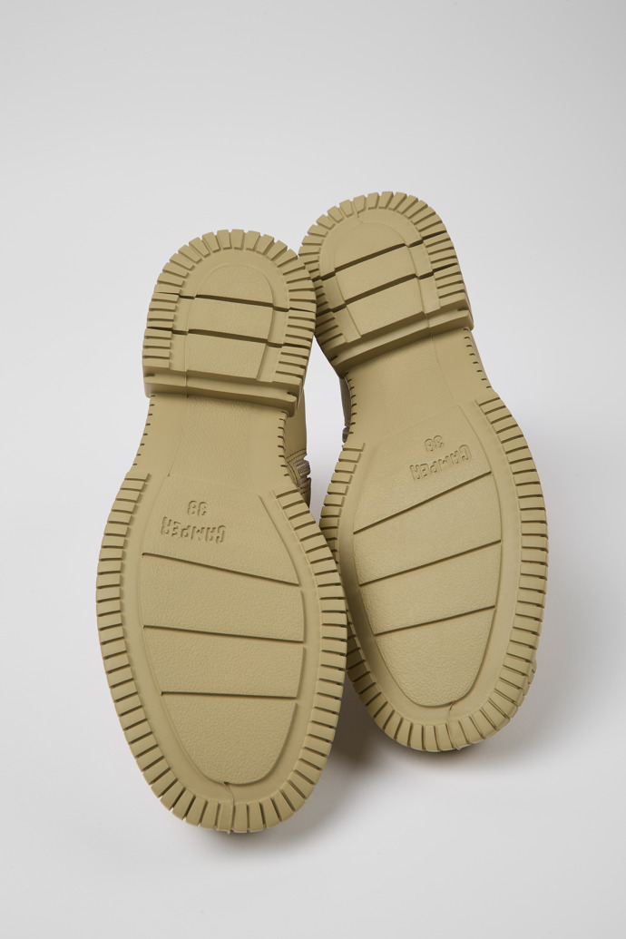 Camper Pix - Botines de piel beige para mujer