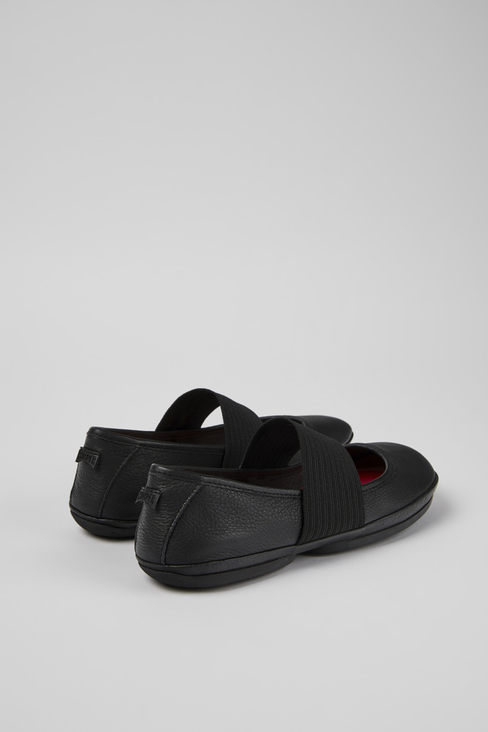 Camper Right Nina - Bailarinas de piel negras para mujer.
