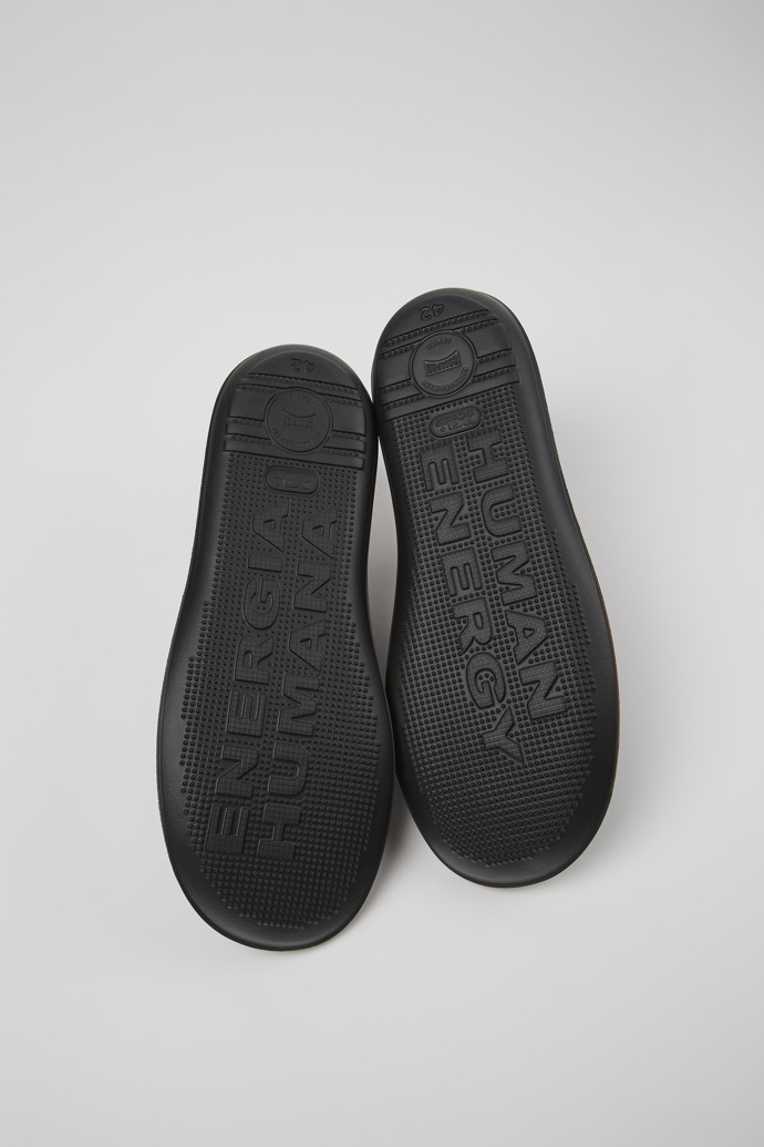 Camper Beetle - Zapatillas negras de piel para hombre.