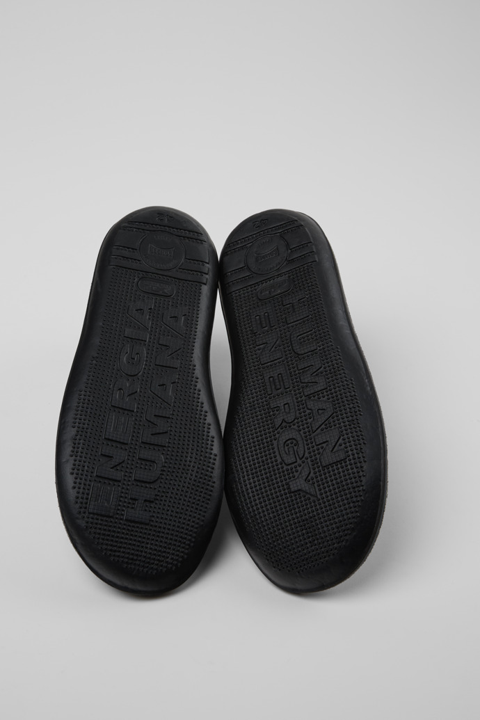 Camper Beetle - Botines grises para hombre de algodón reciclado y nobuk.