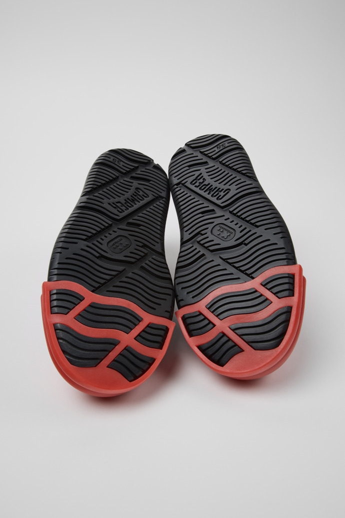 Camper Junction Runner - Zapatillas negras de piel para mujer.