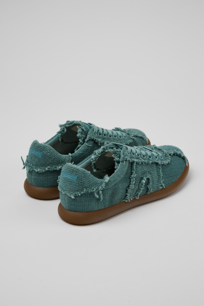 Camper Pelotas Soller - Zapatillas verdes de algodón orgánico para mujer.