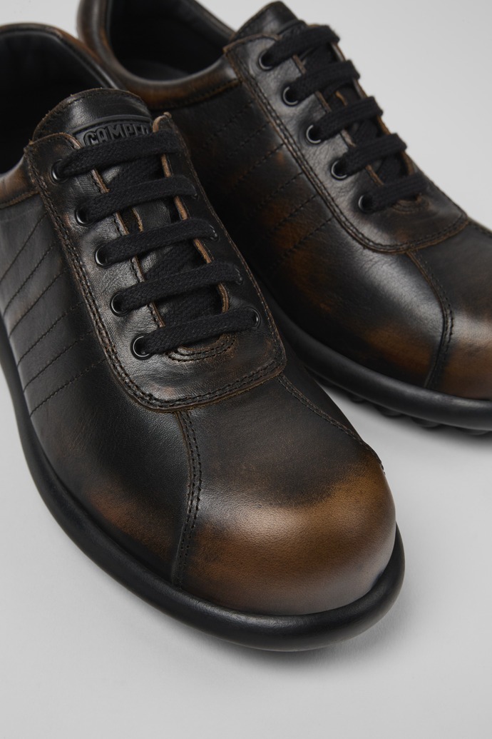 Camper Pelotas - Zapato de piel bicolor para mujer