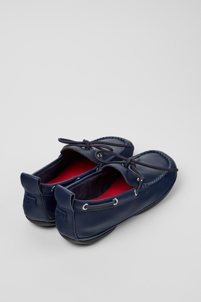 Camper Right Nina - Bailarinas de piel azul para mujer