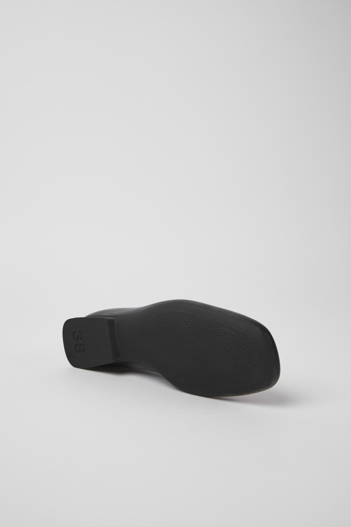 Camper Casi Myra - Bailarinas negras de piel para mujer.