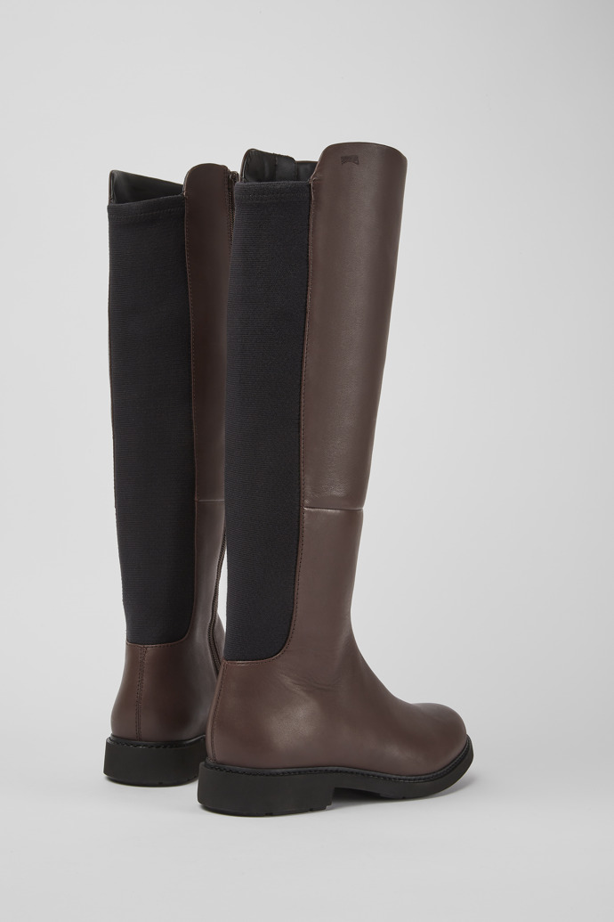 Camper Neuman - Botas altas de piel y textil marrón para mujer.