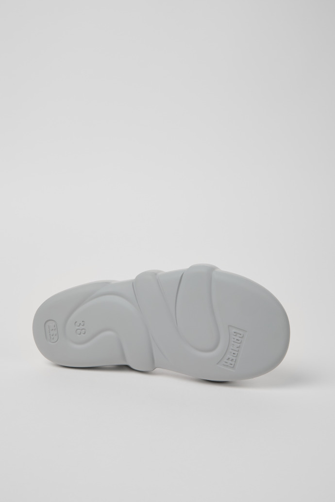 Camper Kobarah Flat - Sandalias plateadas.