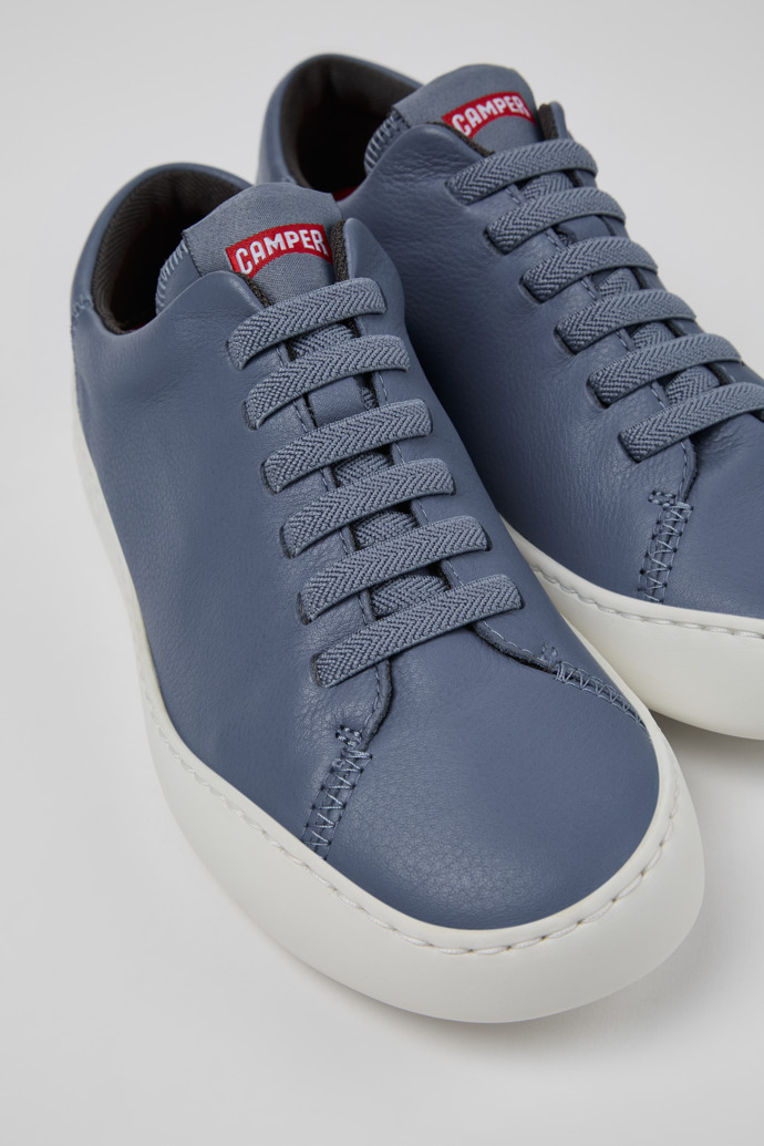 Camper Peu Touring - Zapatillas grises de piel para mujer