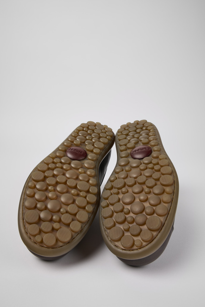 Camper Pelotas - Zapatos de piel marrón para hombre.