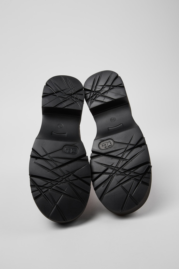 Camper Milah - Bota roja con cordones para mujer