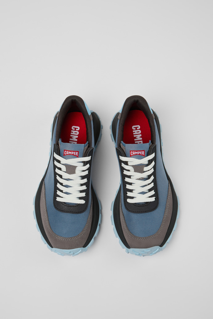 Camper Drift Trail VIBRAM - Zapatillas grises para mujer de textil y nobuk