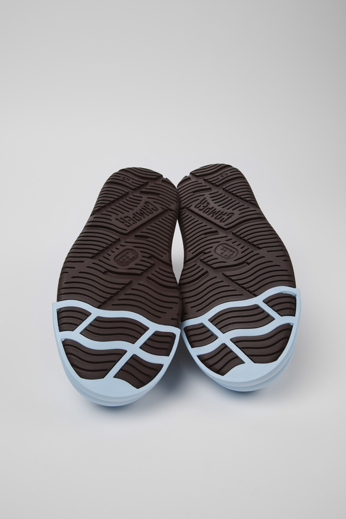 Camper Junction Runner - Zapatillas de piel color vino para mujer