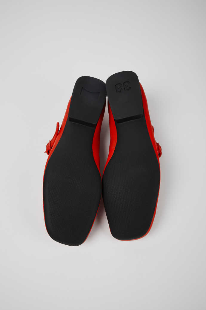Camper Casi Myra - Zapatos de piel rojos para mujer.
