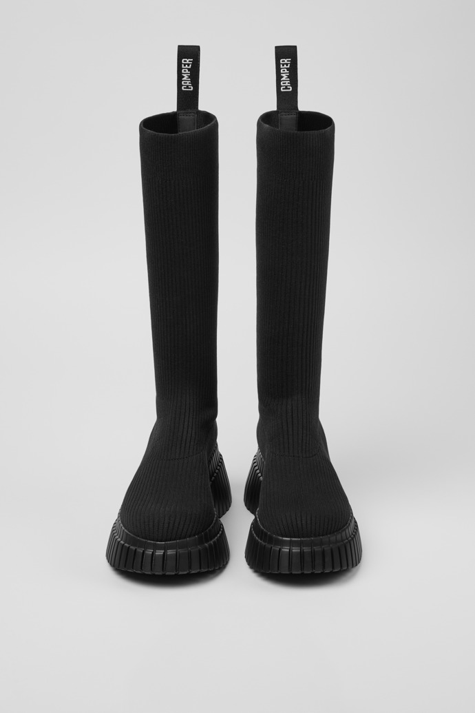 Camper Pix BCN - TENCEL - Botas negras de TENCEL Lyocell para mujer.