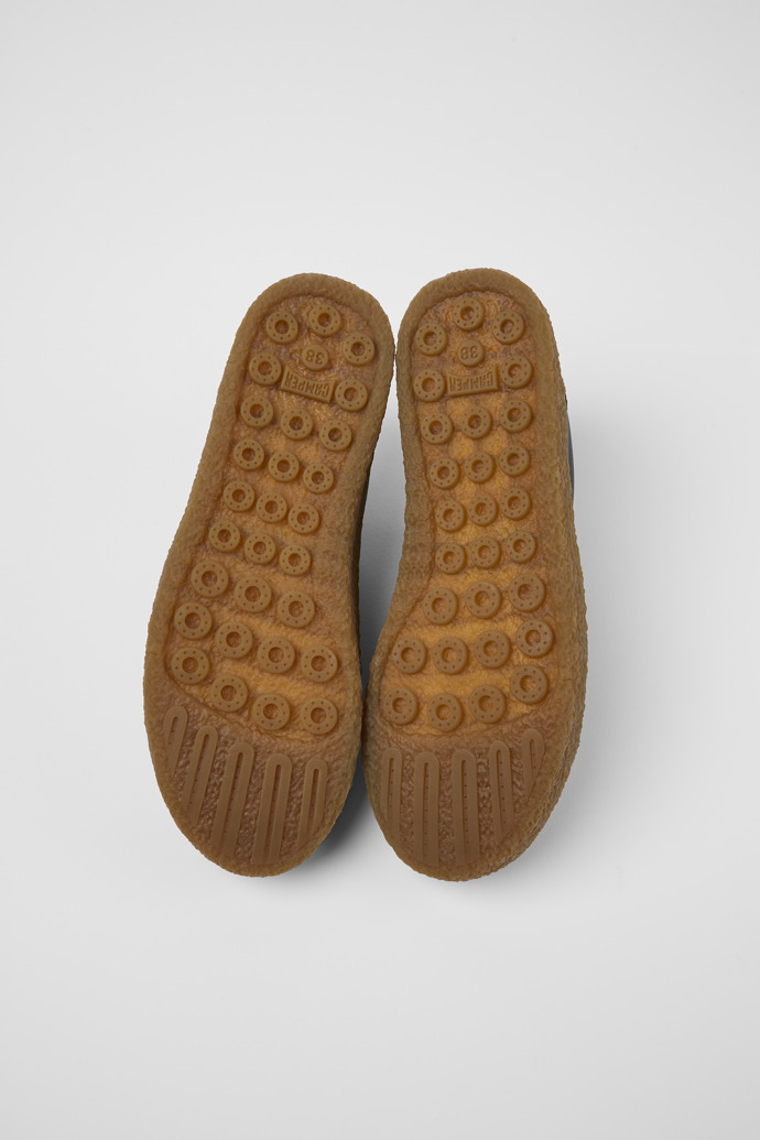 Camper Peu Terreno - Zapatillas negras de piel para mujer