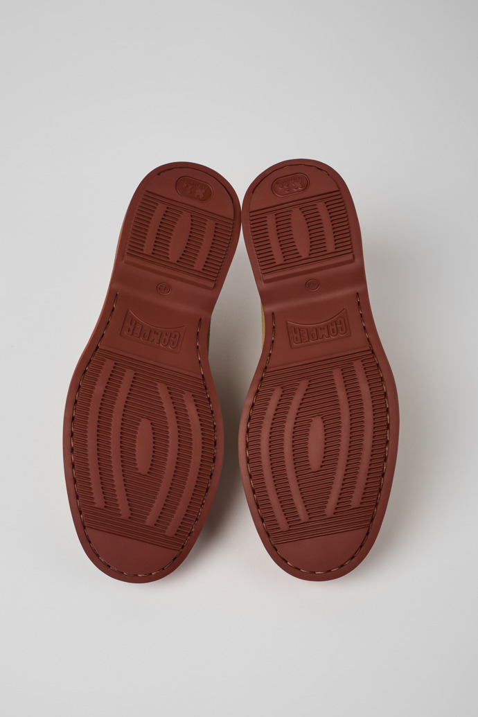 Camper Norman - Zapatos marrones de piel nobuk para hombre.