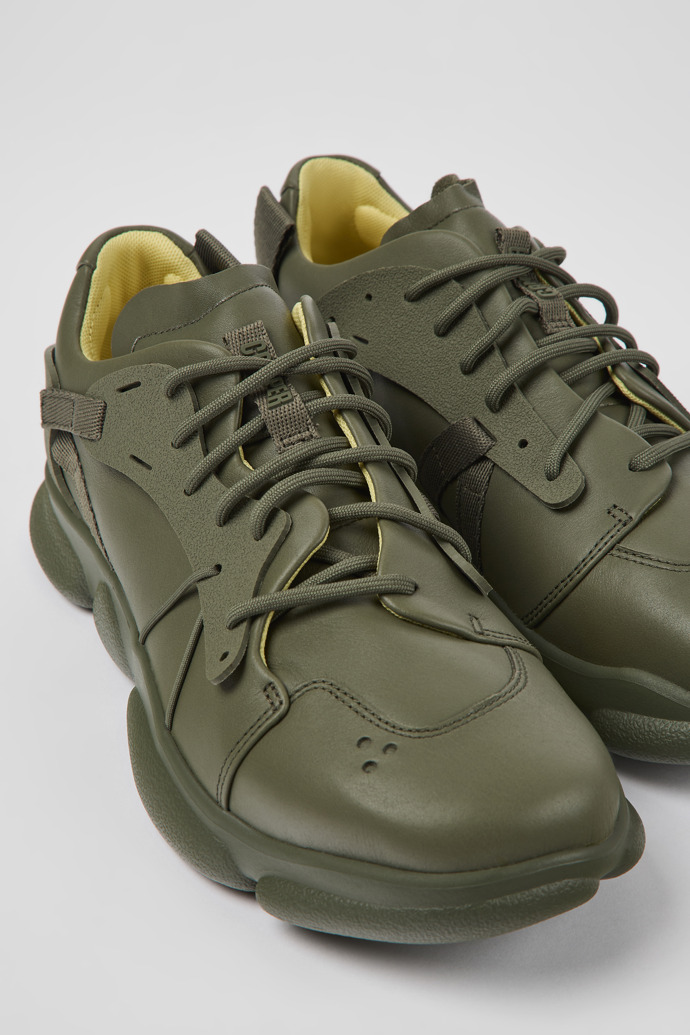 Camper Karst - Zapatillas verdes de tela para hombre