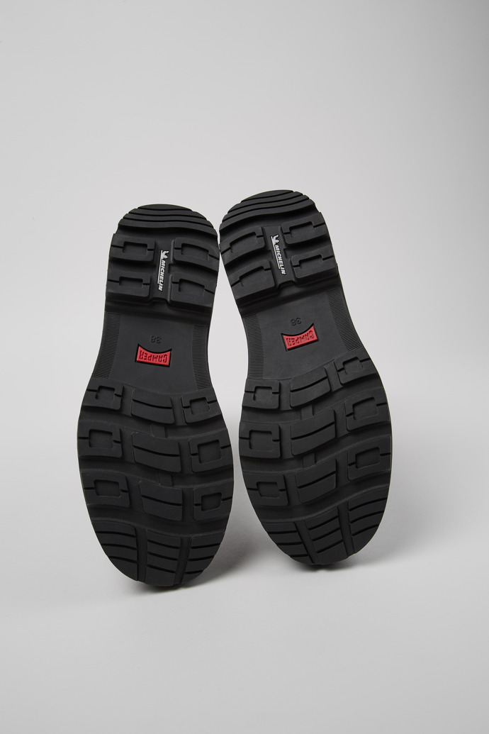 Camper Brutus Trek MICHELIN - Botines negros para mujer de piel nobuk