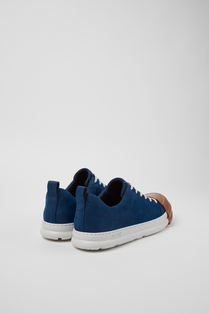 Camper Junction Runner - Zapatillas de piel nobuk azul para hombre
