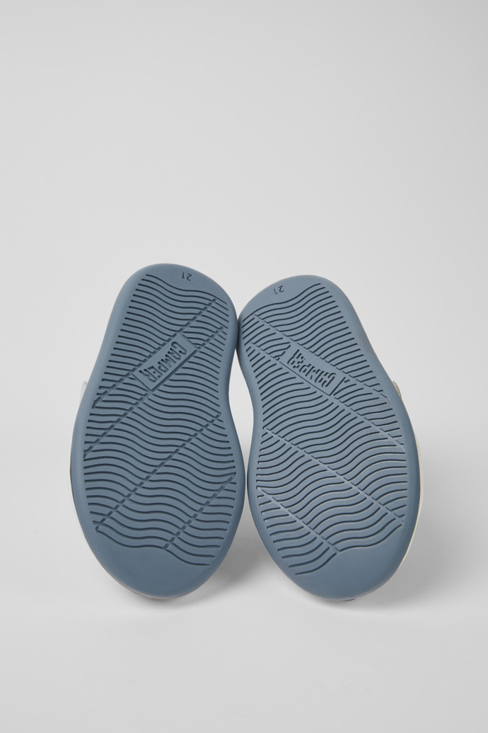 Camper Twins - Zapatillas blancas y negras de piel para niños