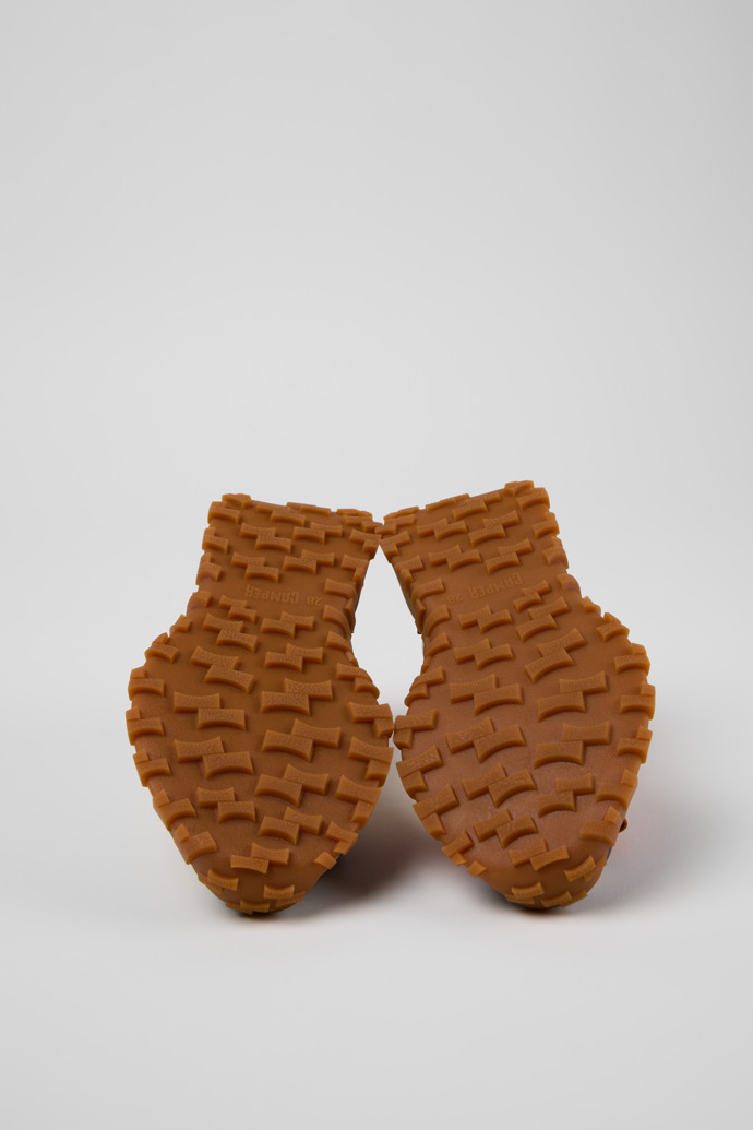 Camper Bobo Choses x Camper - Zapatos infantiles de piel y textil multicolor con diseño semiabierto.