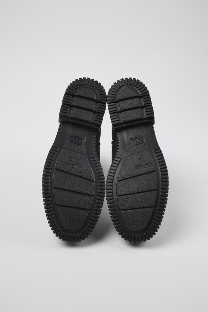 Camper Pix - Bota de piel negra para mujer