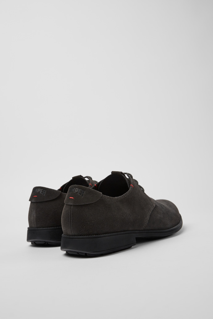 Camper Mil 1913 - Zapato gris de hombre de nobuk.