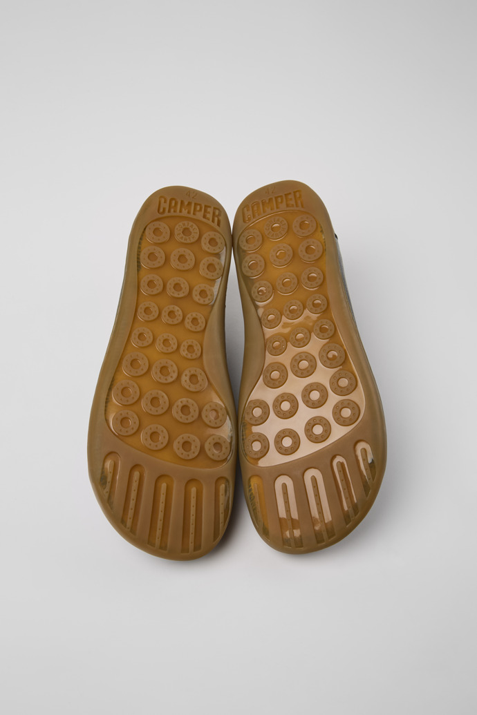 Camper Twins - Zapato de piel negro para hombre.