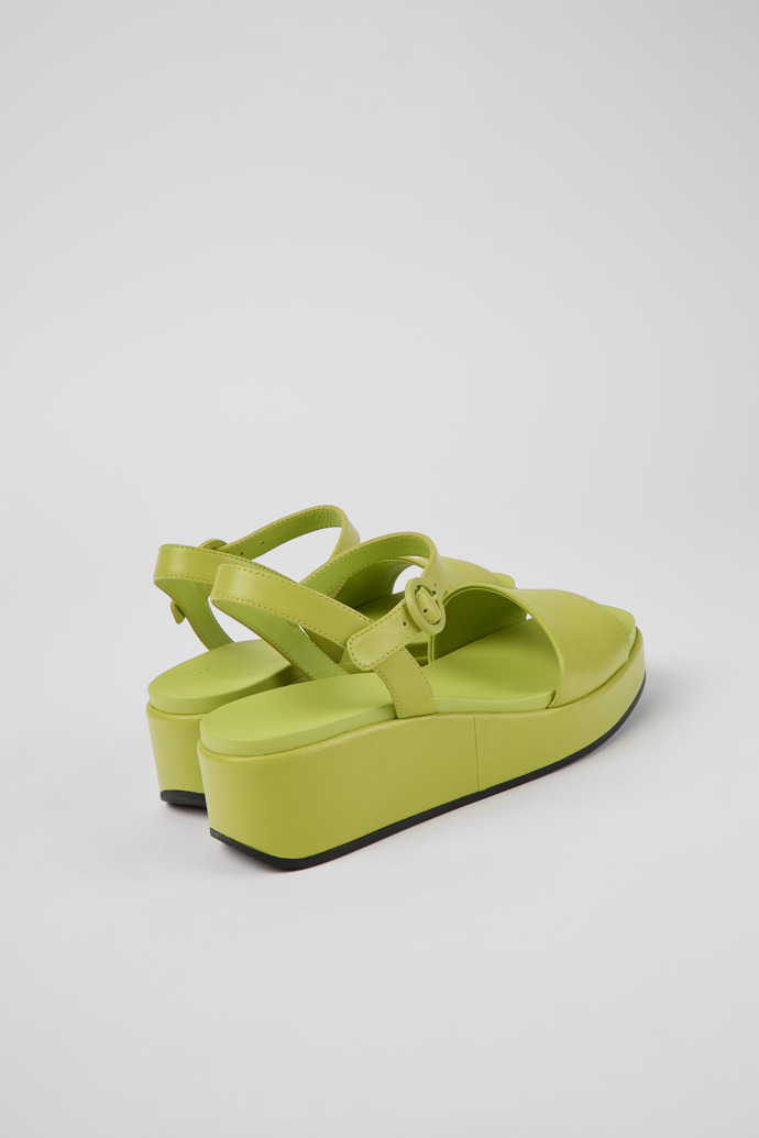 Camper Misia - Sandalias verdes de piel para mujer.