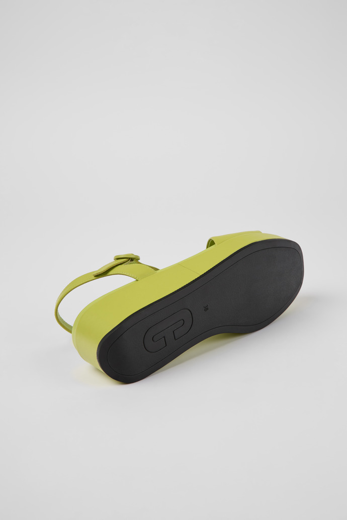Camper Misia - Sandalias verdes de piel para mujer.