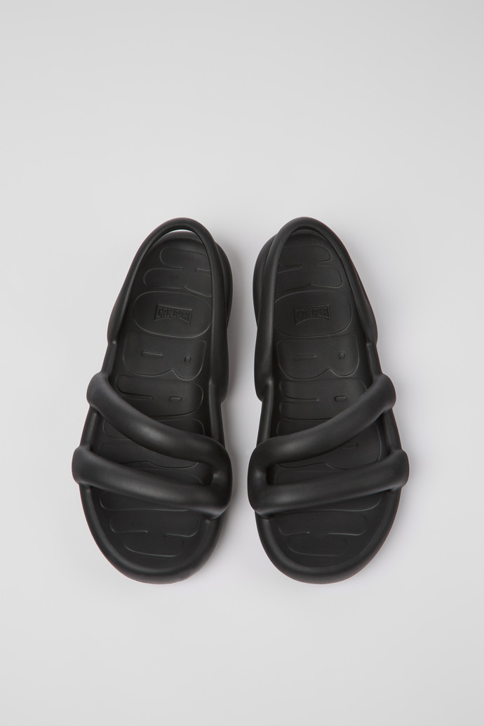 Camper Kobarah Flat Wide - Sandalias negras.