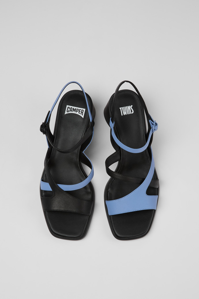 Camper Twins - Sandalias de piel multicolor para mujer