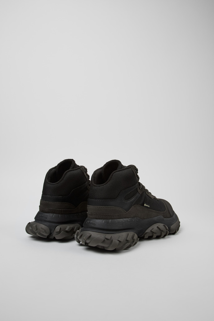 Camper Karst Trek - GORE-TEX - Botines negros y grises de tela y piel nobuk para mujer.