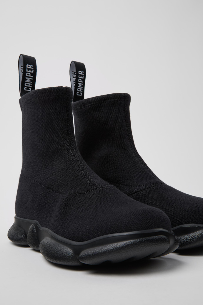 Camper Karst - Botas midi negras para mujer de TENCEL Lyocell.
