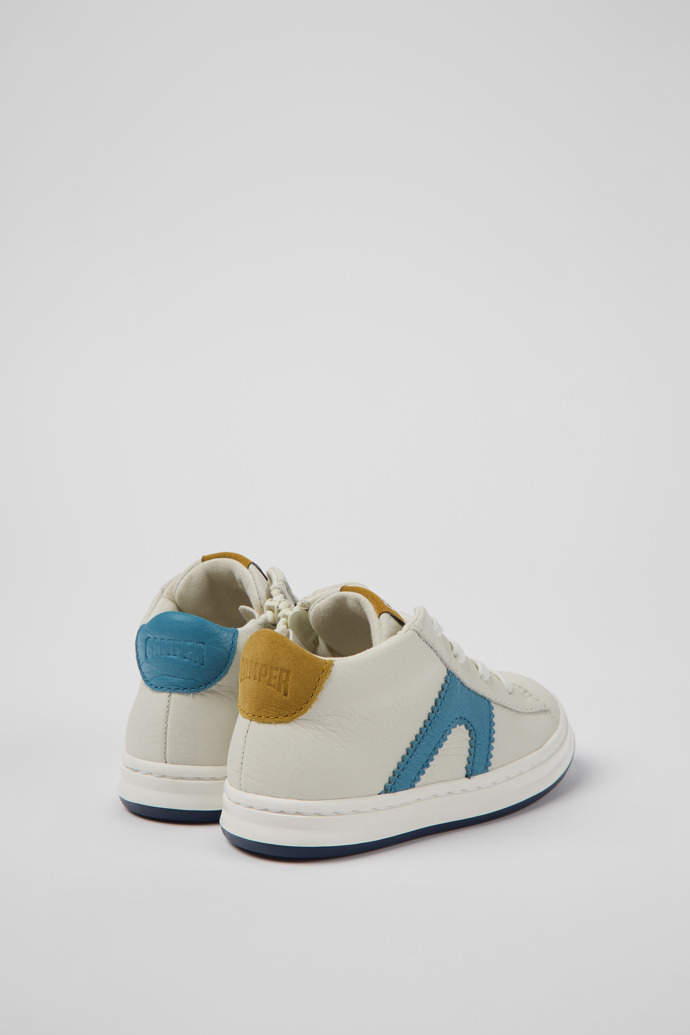 Camper Twins - Zapatillas blancas de piel para niños.