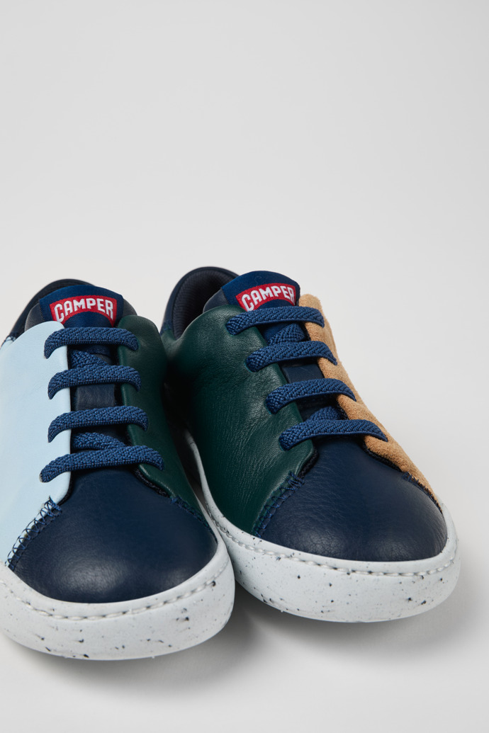 Camper Twins - Zapatillas multicolor de piel y nobuk para niños