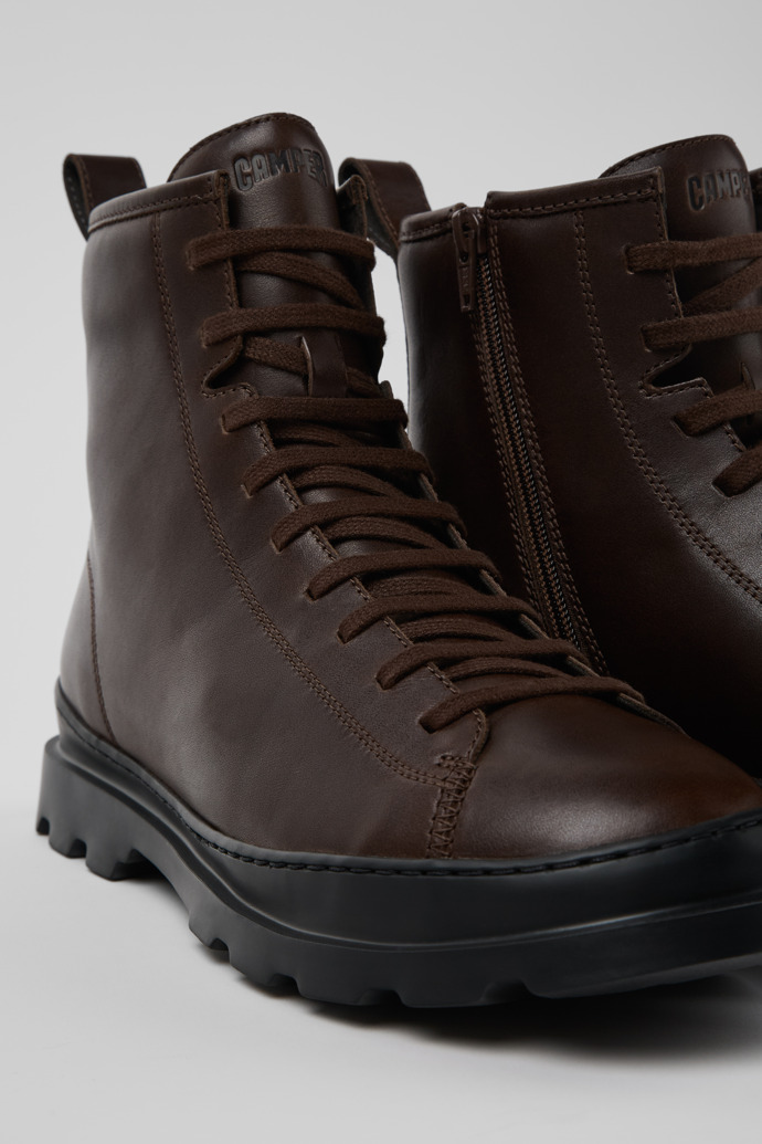 Camper Brutus - Bota de media caña con cordones para hombre