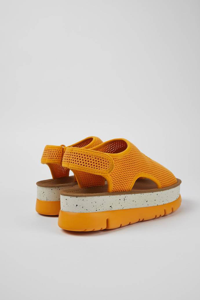 Camper Oruga Up - Sandalias de tela naranjas para mujer