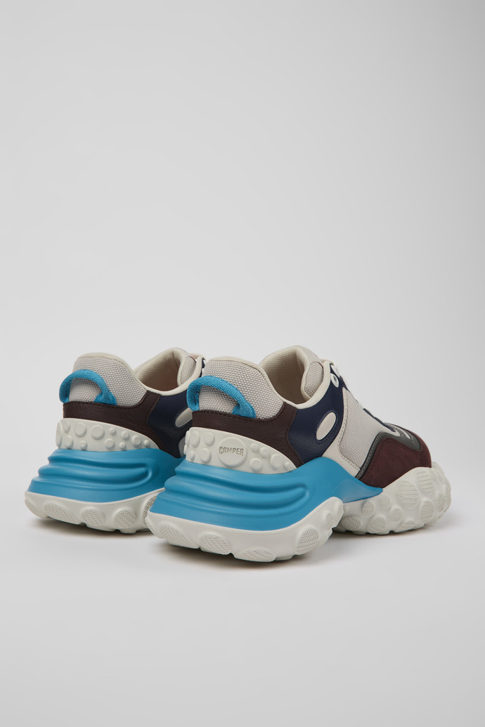 Camper Pelotas Mars - Zapatillas deportivas coloridas para mujer de piel nobuk y textil.