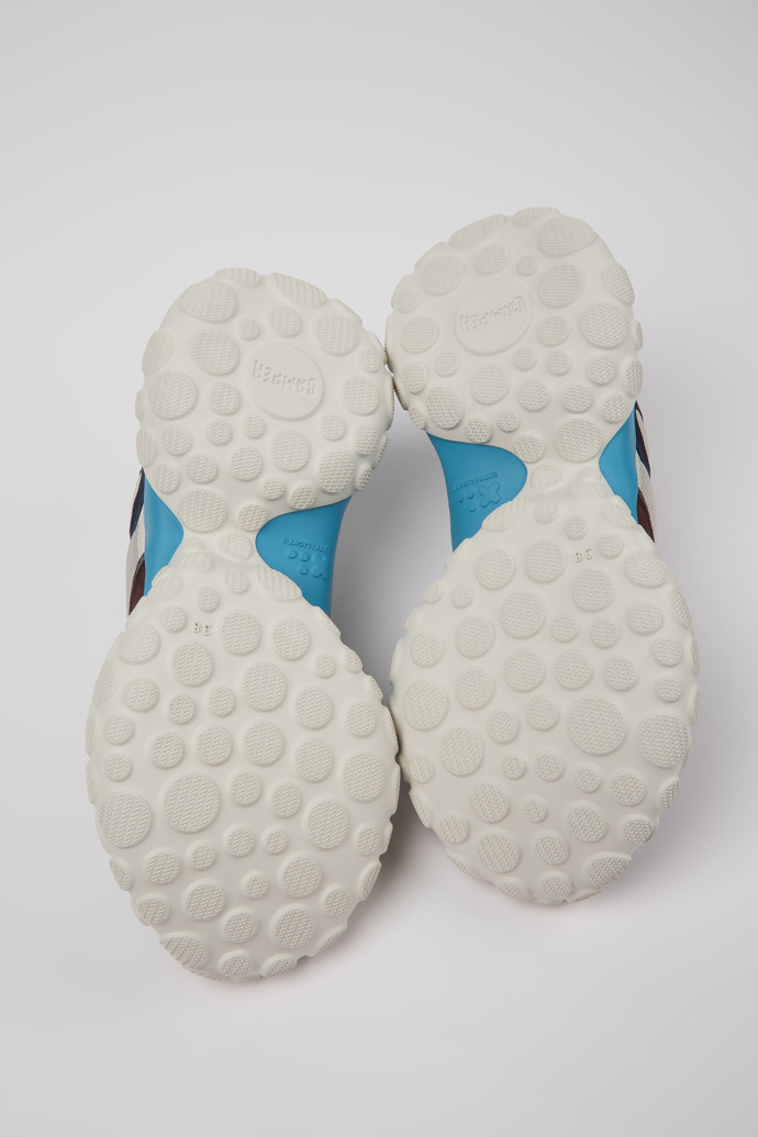 Camper Pelotas Mars - Zapatillas deportivas coloridas para mujer de piel nobuk y textil.