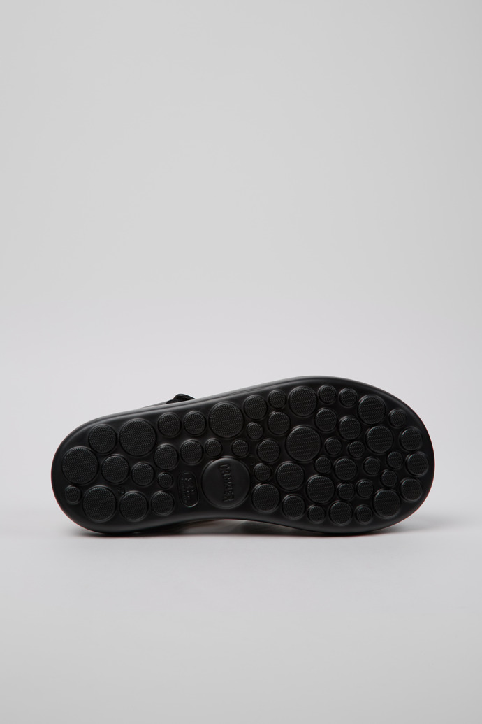 Camper Pelotas Flota - Sandalias de piel negras para hombre.