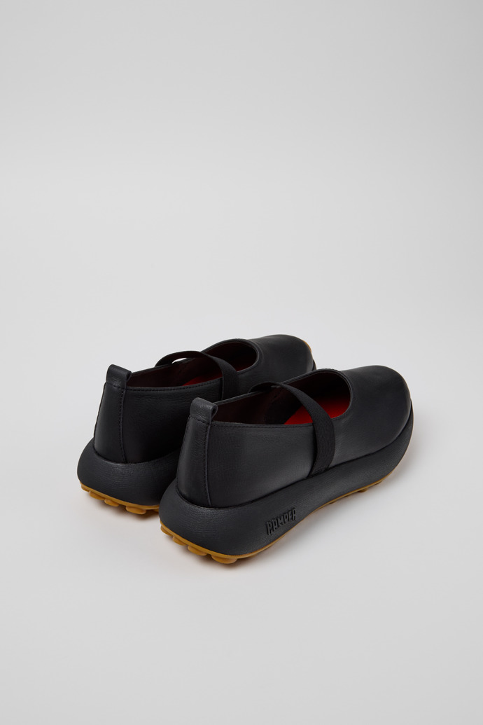 Camper Pelotas Athens - Zapatillas negras de piel para mujer.