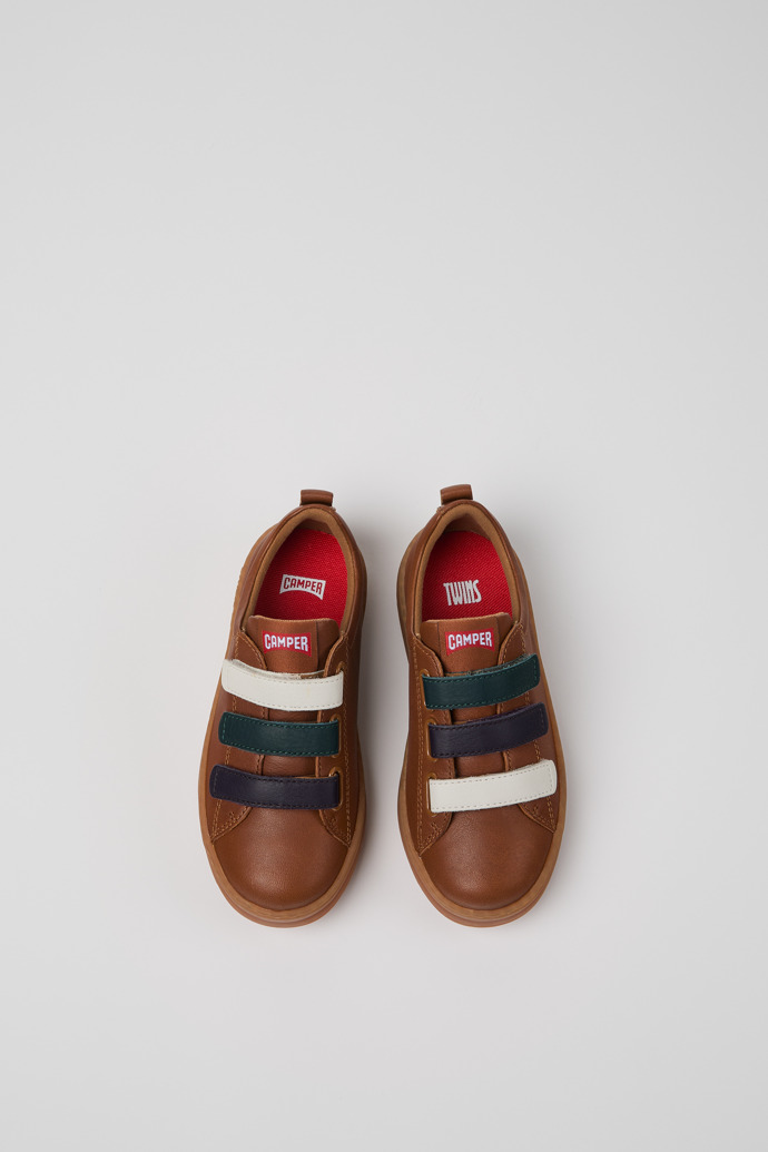 Camper Twins - Zapatillas multicolor de piel para niños