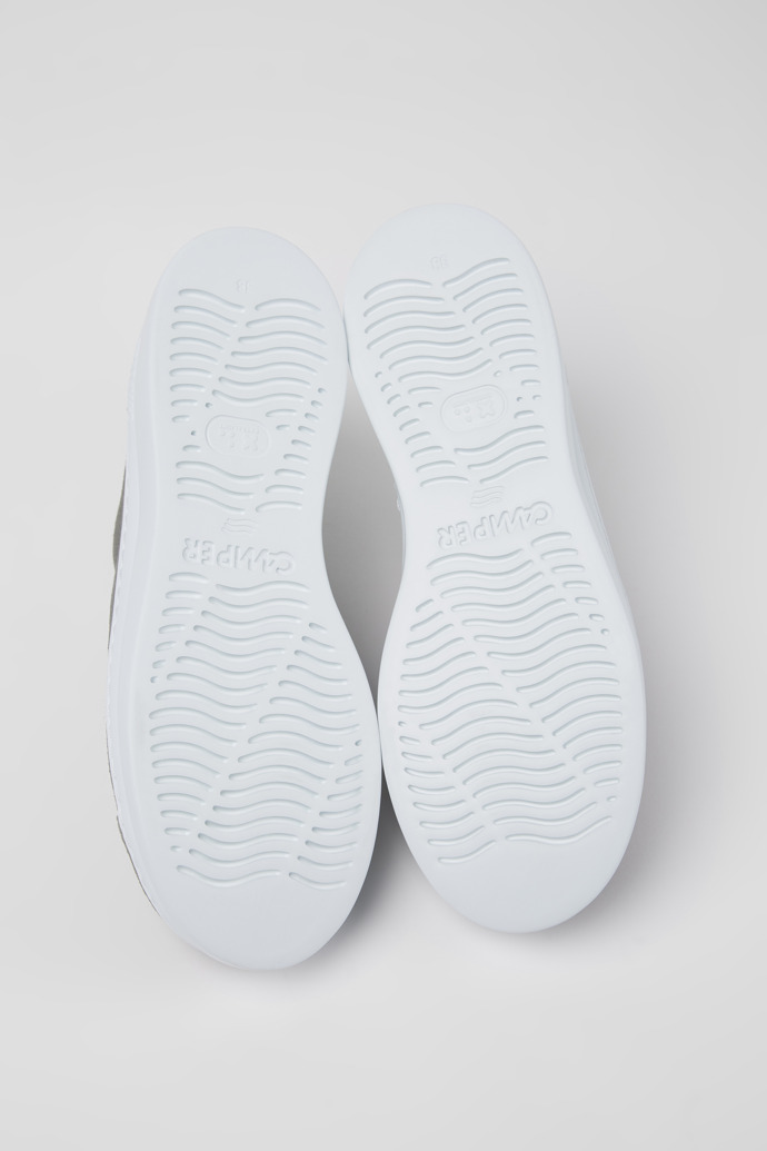 Camper Runner Up - Zapatillas grises de piel nobuk para mujer