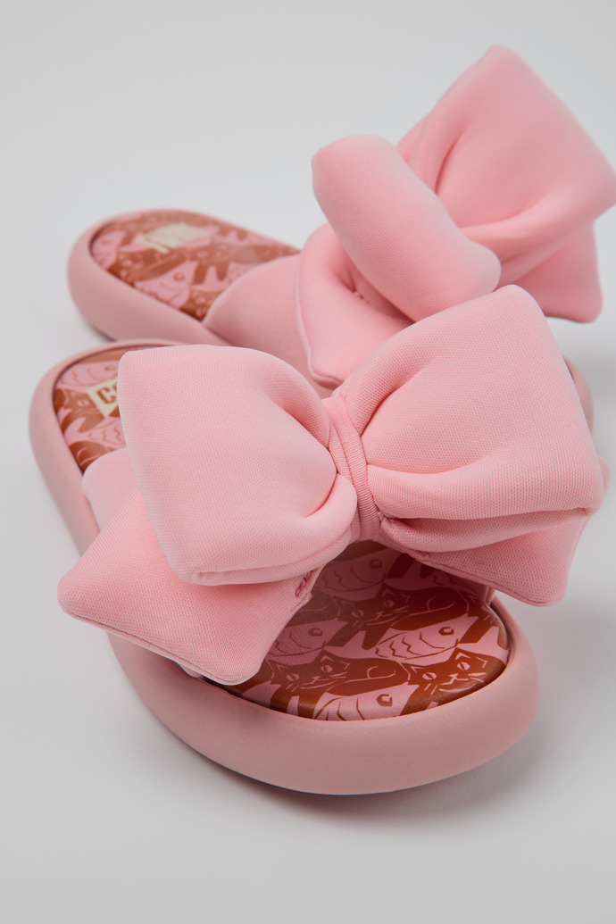 Camper Pelotas Flota - Sandalias rosas para niños de PET reciclado.