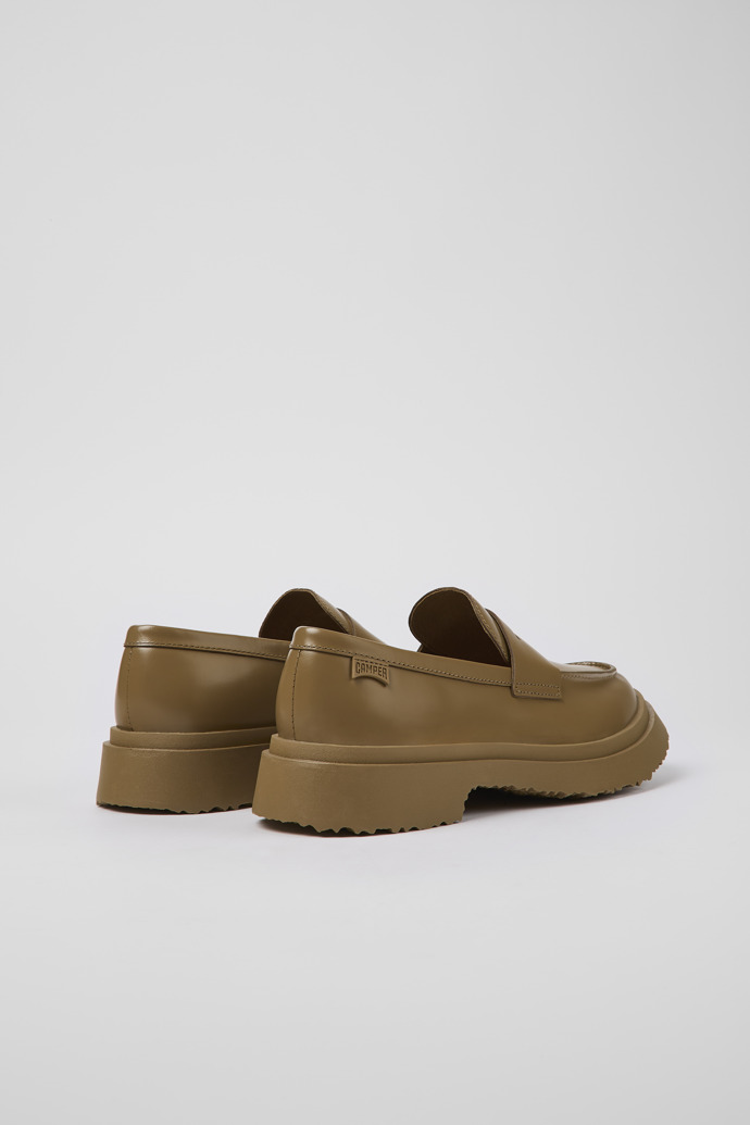 Camper Walden - Mocasines de piel marrón para mujer
