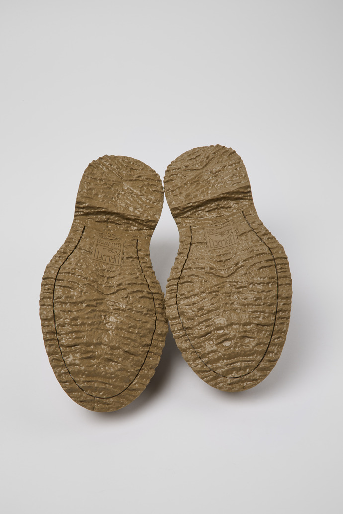 Camper Walden - Mocasines de piel marrón para mujer