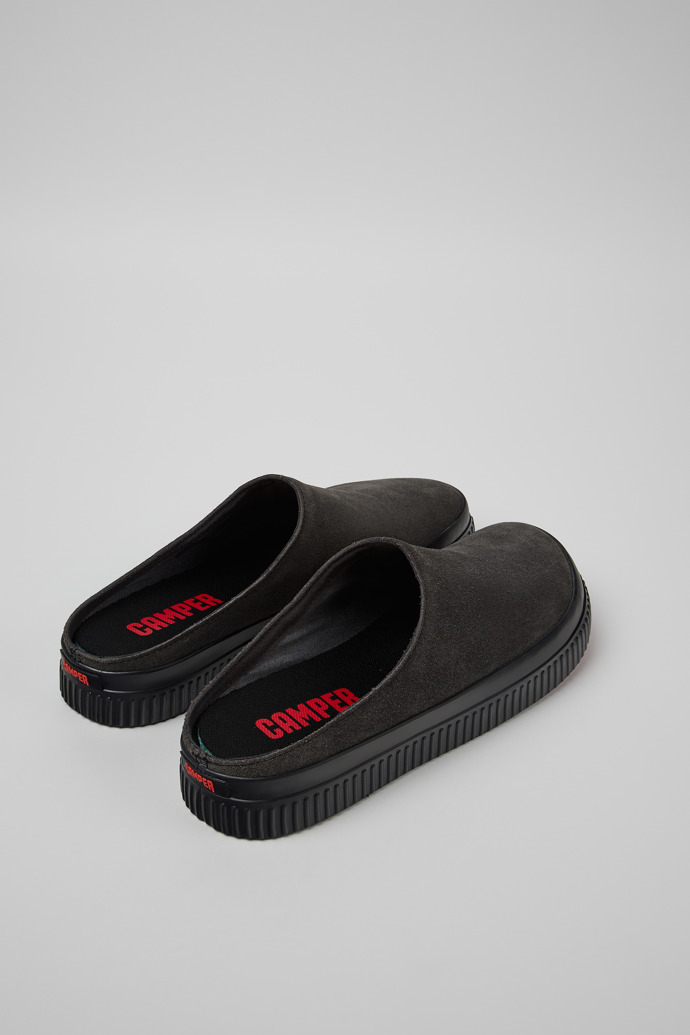 Camper Peu Roda - Sandalias grises de nobuk para hombre.