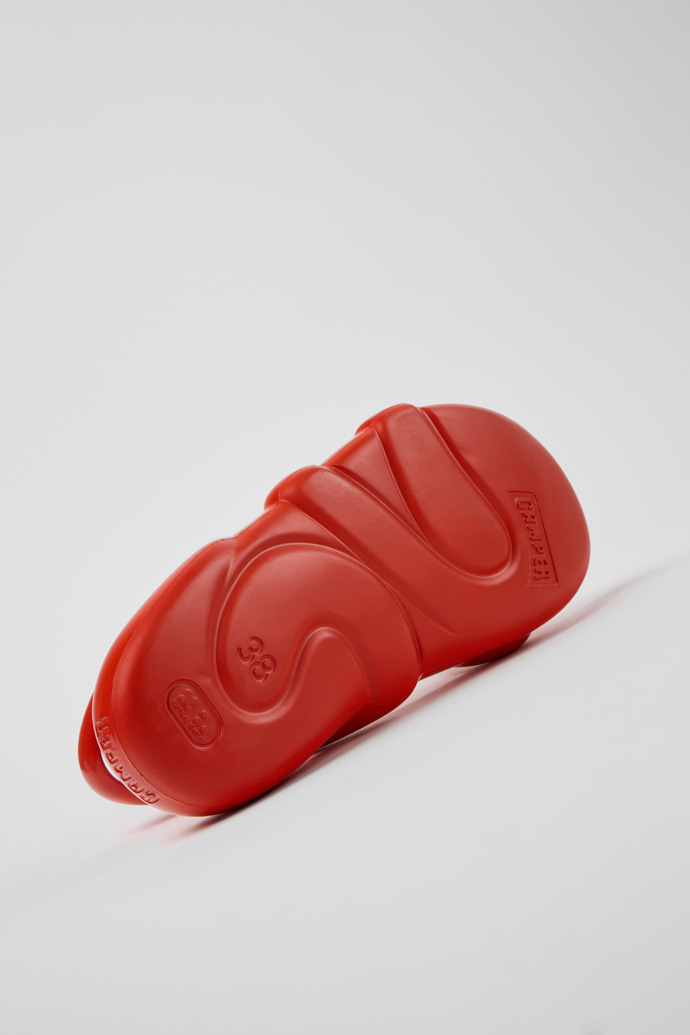 Camper Kobarah Flat - Sandalias rojas.