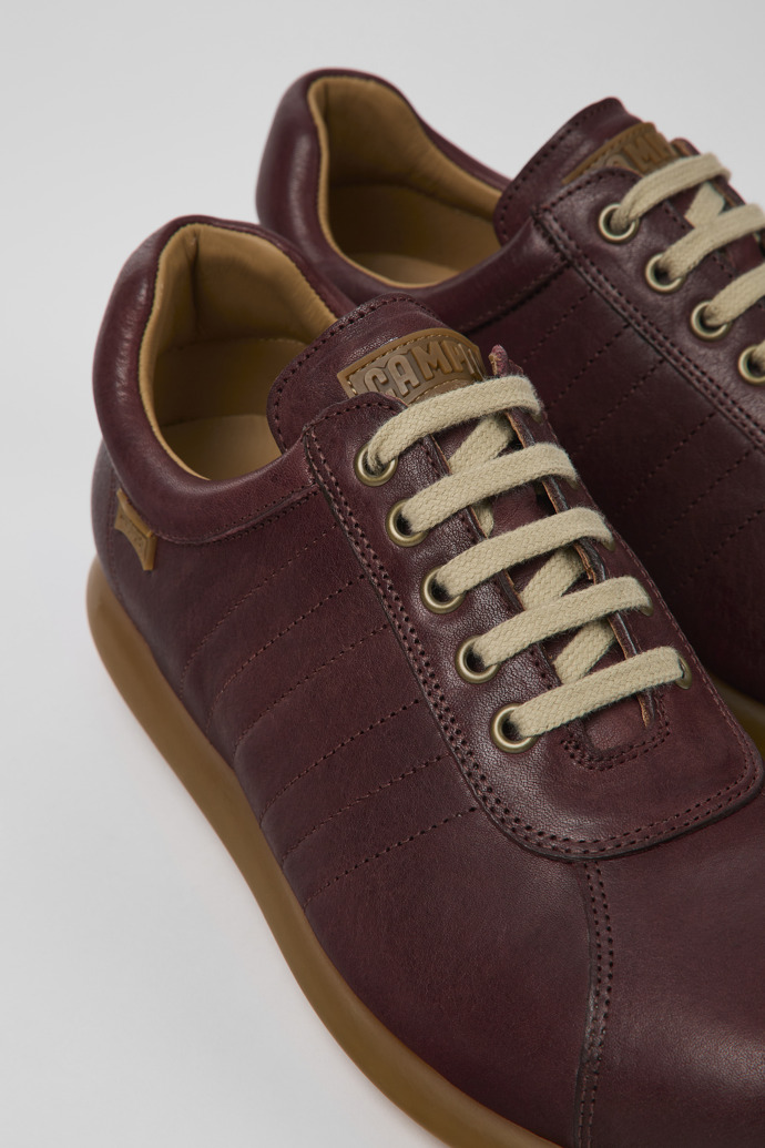 Camper Pelotas - Zapato marrón para hombre de piel de curtido vegetal